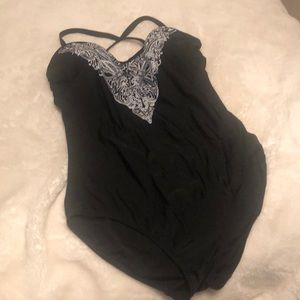 Panache Swim 1-piece slimming adjustable swimsuit